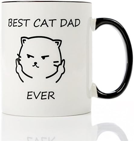 חתול אבא מתנות לגברים-הטוב ביותר חתול אבא אי פעם-11 עוז קפה תה כוס, בעל חיית המחמד הצלה חתול אבא רעיונות מתנה לחג המולד