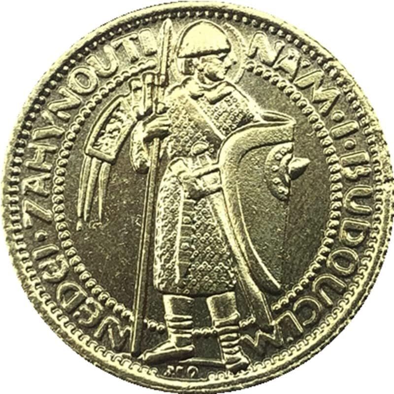 1923 מטבעות צ'כוסלובקיה נחושת עשו מטבעות זיכרון זרות מטבעות עתיקות מטבעות מטבעות