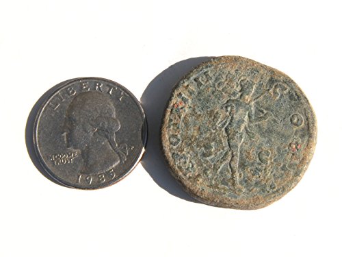 זה המאה השנייה לספירה לוציוס ורוס הקיסר הרומי 161-169 לספירה, מטבע מאדים טוב מאוד