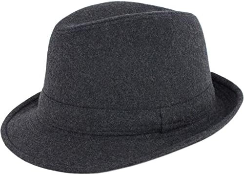גברים של קלאסי מנהטן מובנה גנגסטר טרילבי פדורה כובע קצר ברים פנמה כובע