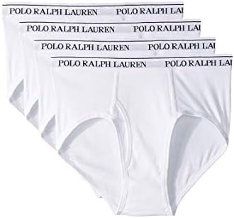 פולו ראלף לורן התאמה קלאסית עם תחתונים מנדפים עם 4 חבילות לבן 2 אקסל