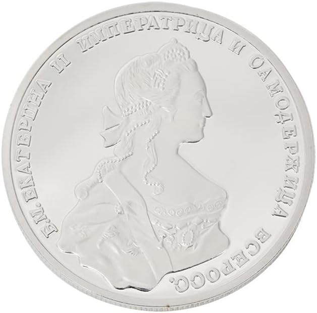 רוסיה 1741 נשר נשר מטבע זר מטבע זר צאר רייכן קיסרית אליזבת מדליית