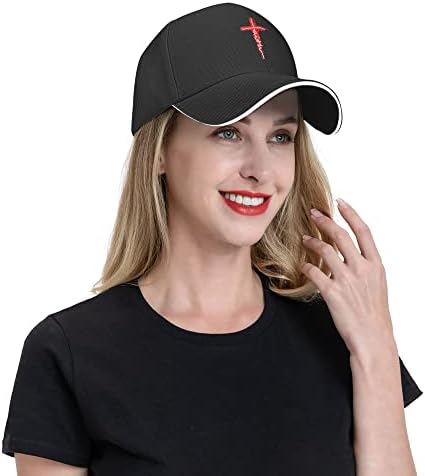 אמונה צלב לוגו יוניסקס בייסבול כובע לגברים נשים הנוצרי נהג משאית כובעי כובע עבור בני נוער למבוגרים