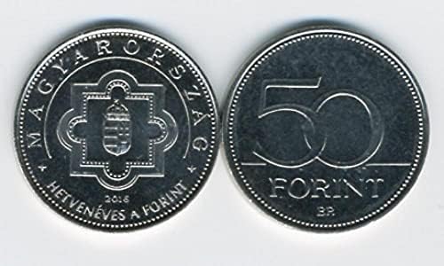 הונגריה מטבע פופנג הוציאה 70 שנה להיווסדו 50 אוסף צואה של Fulin Memorial Coincoin מטבע זיכרון