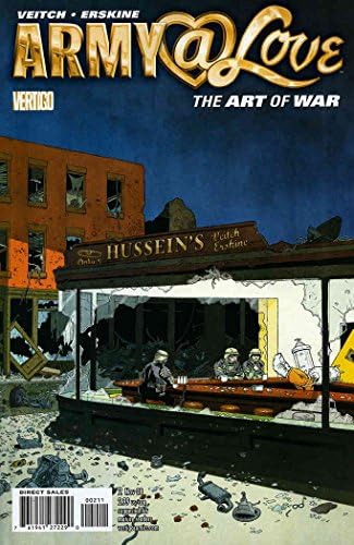 צבא @ אהבה 2 וי-אף/נ. מ.; די. סי./ורטיגו קומיקס / אמנות המלחמה ריק וייטש