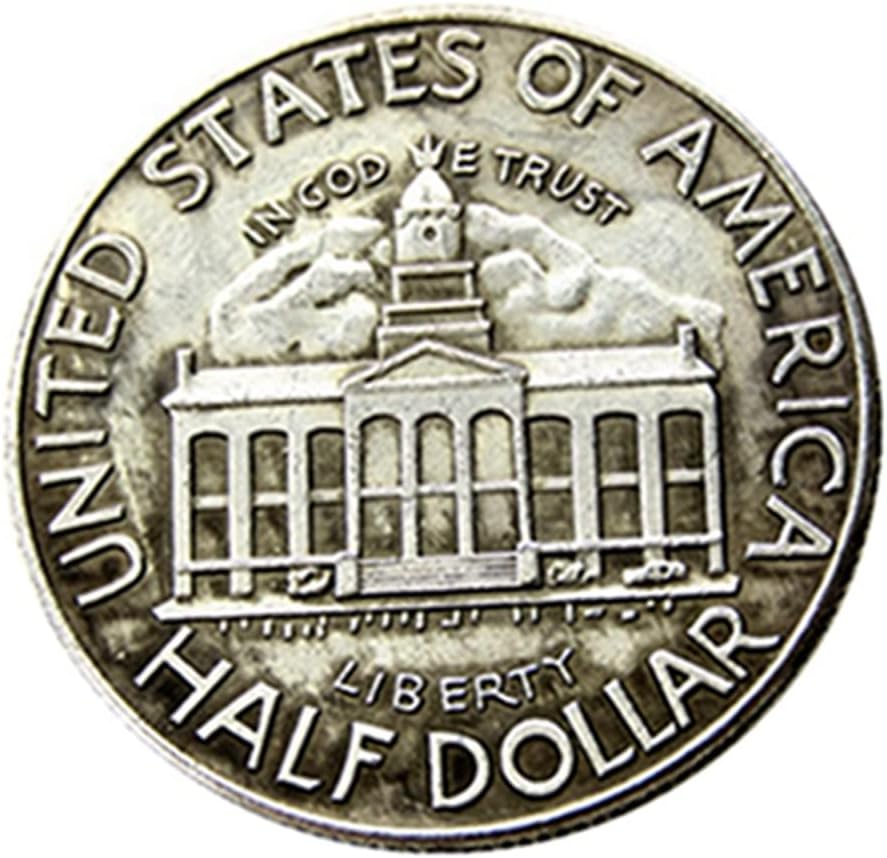 מטבע זיכרון של חצי דולר ארהב 1946 עותק זר מצופה כסף
